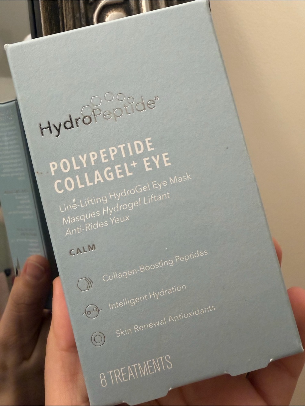 HydroPeptide Light Blue Polypeptide Collagel+ Eye Mask – Calm 7 treatments